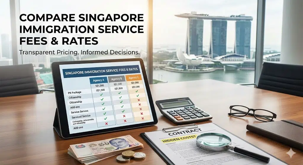 Compare Singapore Immigration Service Fees: Complete Pricing Guide